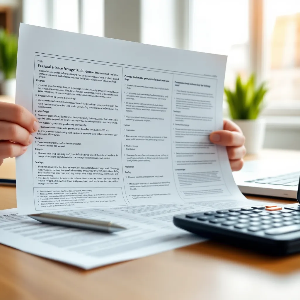 Gezin bespreekt financiële planning aan keukentafel met documenten